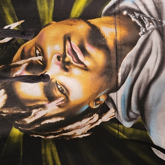 Juice Wrld Black Graphic Hoodie.Rap, hip Hop Face Logo Size Small - Picture 2 of 8